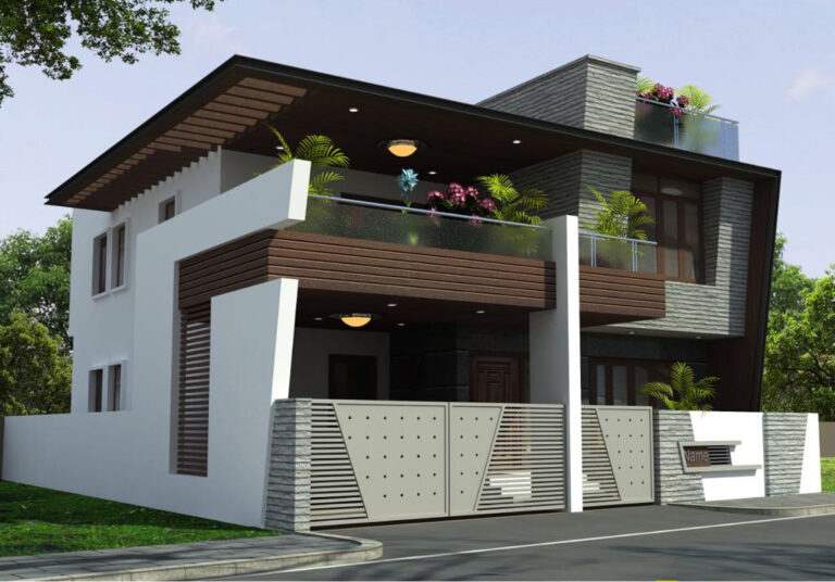 3D Front Elevation Design