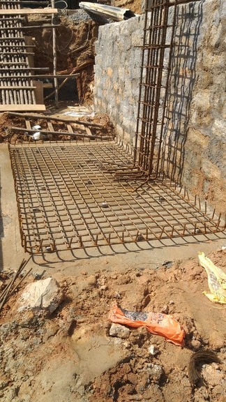 Column Footing Mat & Column Rods